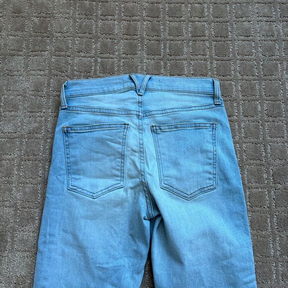 Veronica Beard Carolyn Baby Boot High Rise Jeans Women's Sz 25 Button Fly Light - Picture 6 of 9